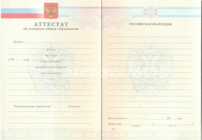 Аттестат за 9 класс 2007-2010 в Орле́